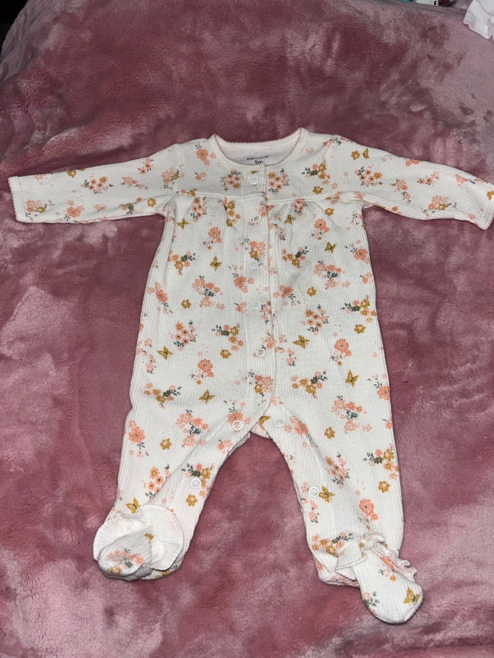 Floral footie